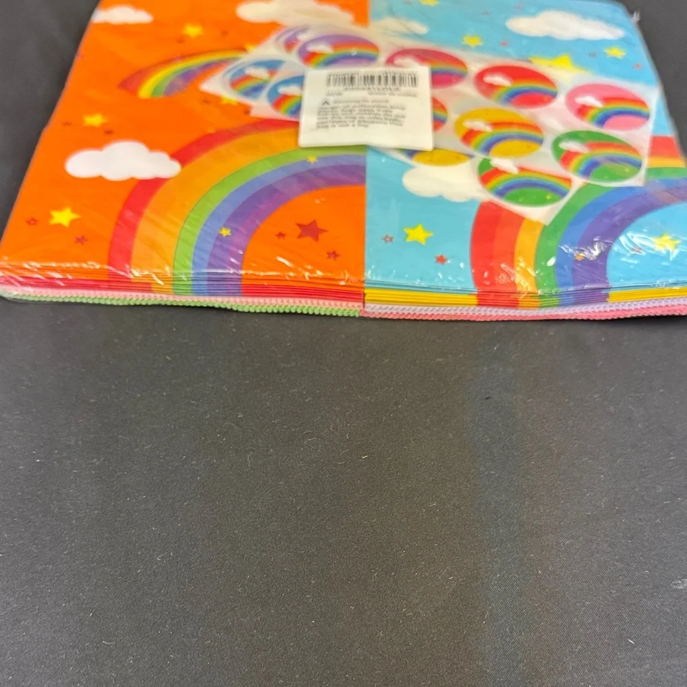 Oxo Colorful Rainbow and Cloud gift bags lunch bags sandwich bags treat bags new